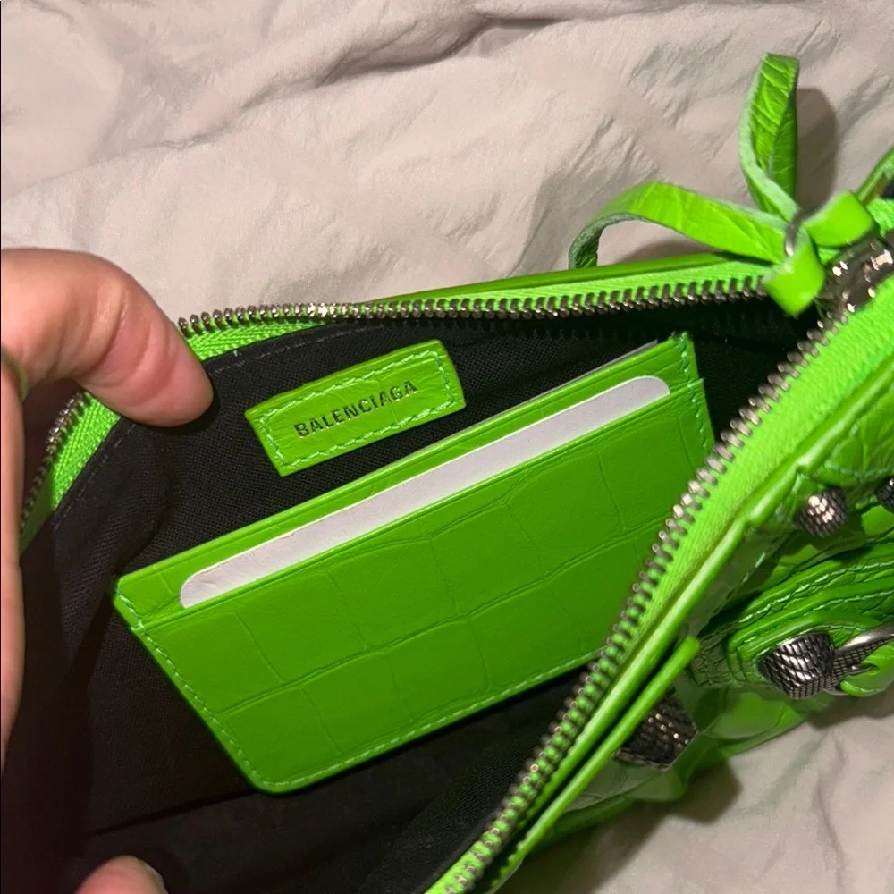 Balenciaga Neon Green Women's Bag - Picture 13 of 16